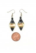 Diamond Shape Glass Earrings
